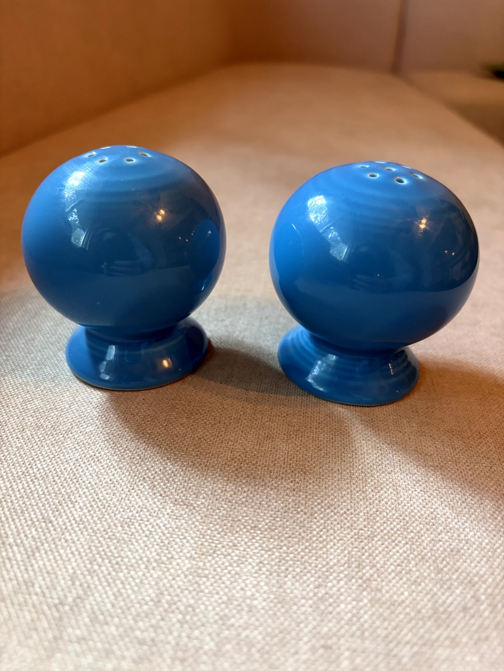 Fiestaware Peacock Salt & Pepper Shakers